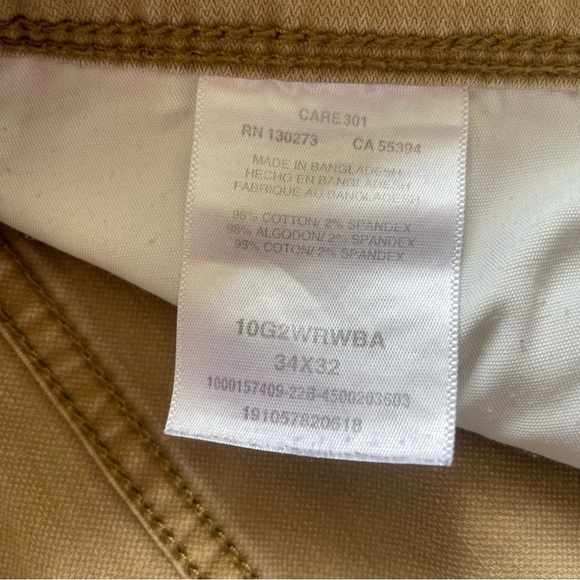 Wrangler Slim Straight Khaki Denim Jeans - Picture 5 of 8